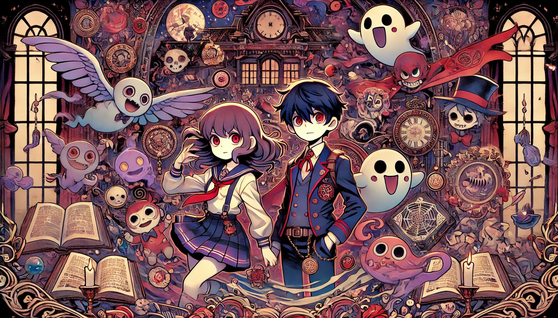 地縛少年花子くん」公式イラストまとめ！あいだいろ先生の画集＆美麗 