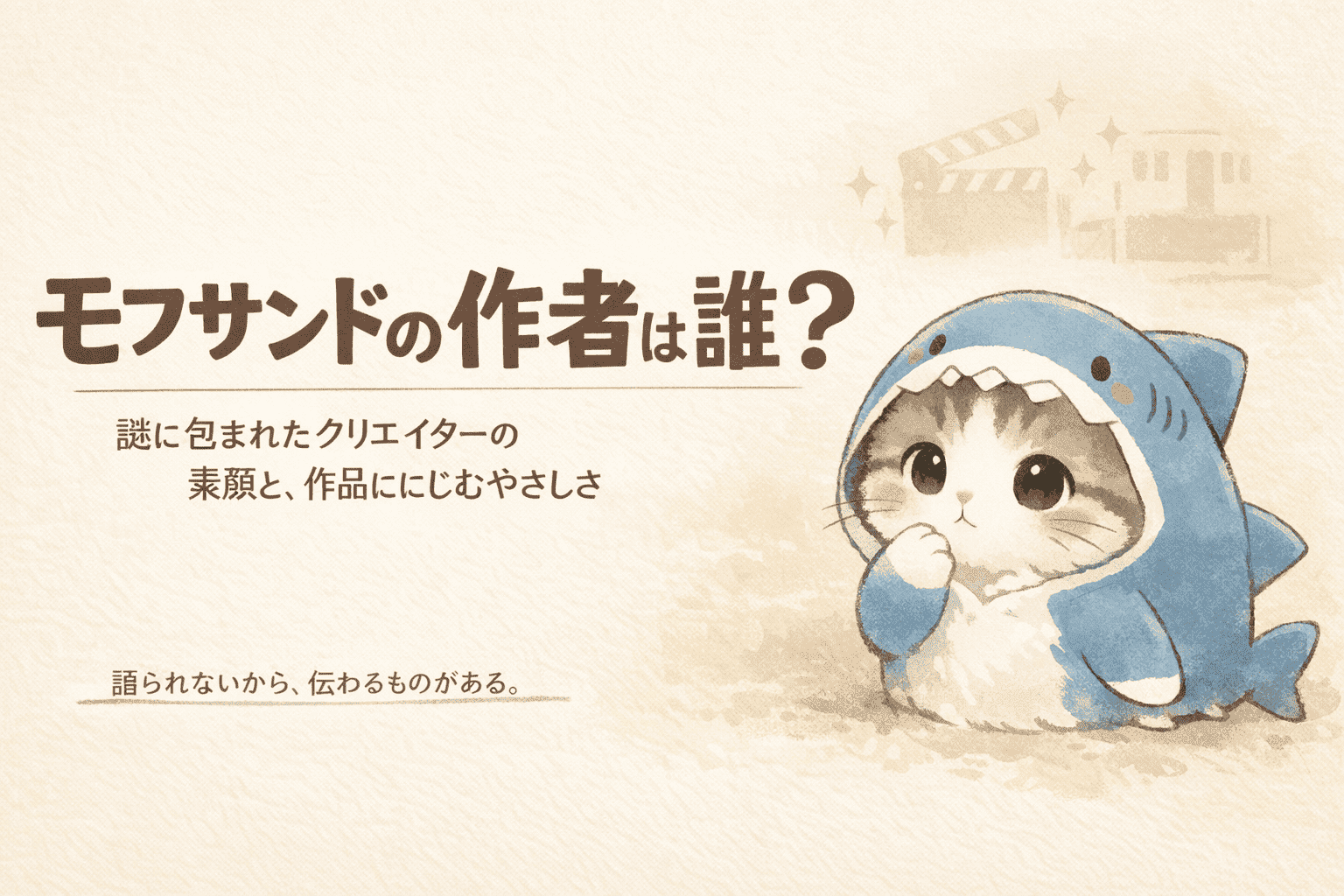 モフサンドの作者は誰？原作者ぢゅのとは何者か──語られない理由と 