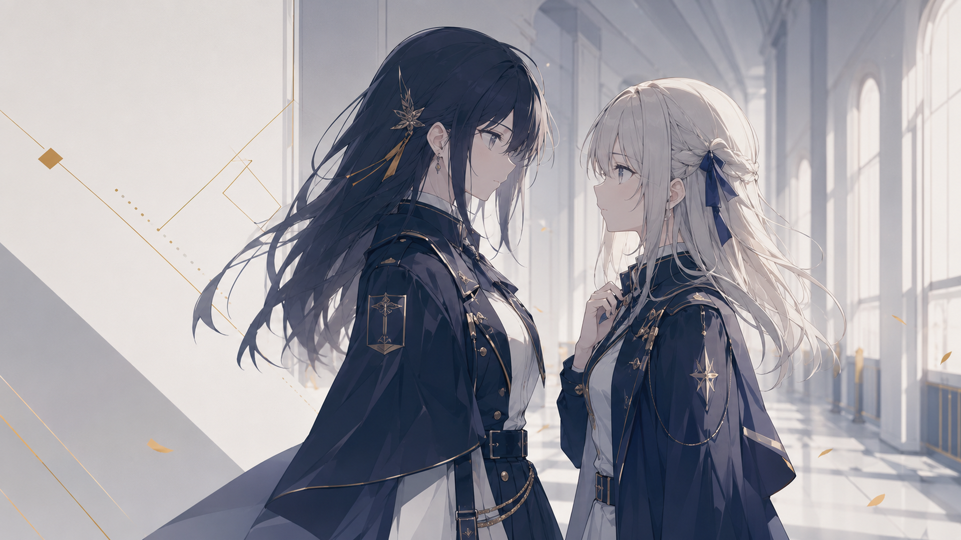 『きみが死ぬまで恋をしたい』の制作会社ROLL2と作品世界をイメージした少女たちの教室風景