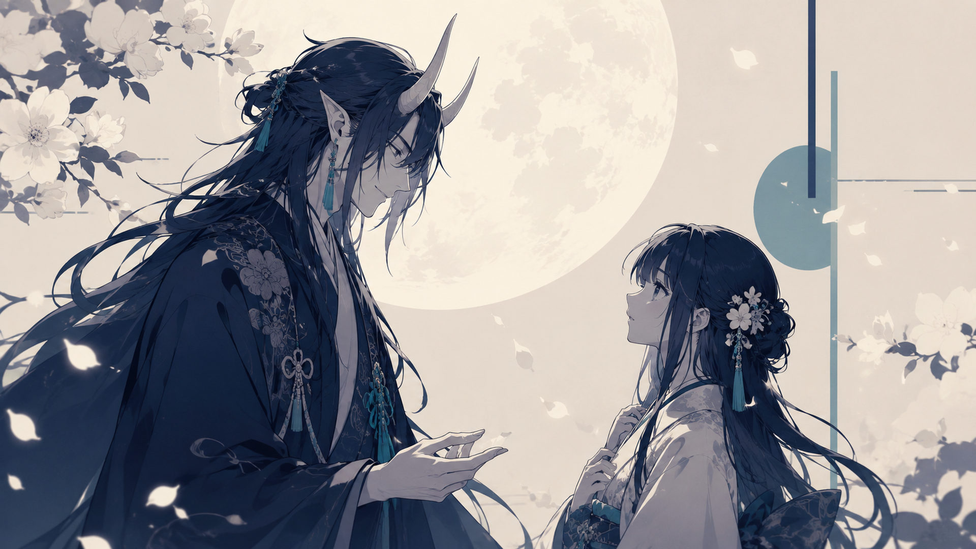 『鬼の花嫁』アニメ化の見どころをイメージした和風あやかしファンタジー画像